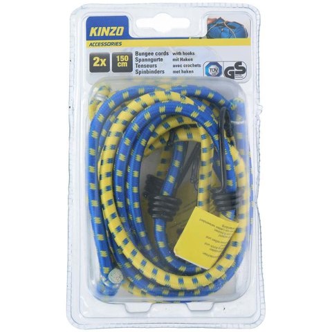 Kinzo - Luggage securing bands 150 cm 2 pcs (blue)
