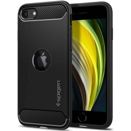 Spigen Rugged Armor - Case iPhone SE 2022 / SE 2020 / 8 / 7 (Black)