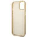 Guess Croco Collection - Case for iPhone 14 Plus (Gold)