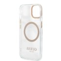 Guess Metal Outline MagSafe - Case for iPhone 13 (Clear)