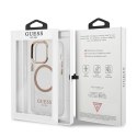 Guess Metal Outline MagSafe - Case for iPhone 13 Pro Max (Clear)