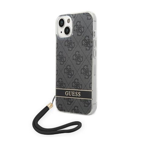 Guess 4G Print Cord - Case for iPhone 14 (Black)