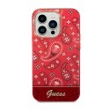 Guess Bandana Paisley - Case for iPhone 14 Pro Max (red)