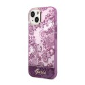 Guess Porcelain Collection - Case for iPhone 14 Plus (Fuchsia)