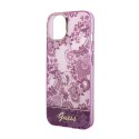 Guess Porcelain Collection - Case for iPhone 14 Plus (Fuchsia)