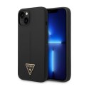 Guess Silicone Triangle Logo - Case for iPhone 14 Plus (Black)