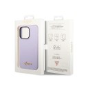 Guess Silicone Vintage - Case for iPhone 14 Pro (Purple)