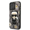 Karl Lagerfeld Iconic Karl Flower - Case for iPhone 13 Pro (Grey)