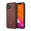 Mercedes Leather Urban Line - Case for iPhone 14 Plus (Red)