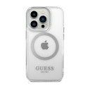 Guess Metal Outline MagSafe - Case for iPhone 14 Pro Max (Clear)