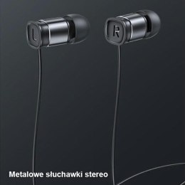 USAMS EP-46 - 3.5 mm stereo jack headphones (Black)