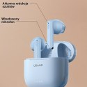 USAMS US Series - Bluetooth 5.3 TWS headphones + charging case (White)