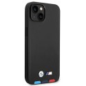 BMW Leather Hot Stamp Tricolor - Case for iPhone 14 (Black)