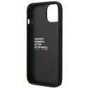 BMW Leather Hot Stamp Tricolor - Case for iPhone 14 (Black)