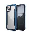 X-Doria Raptic Shield - Aluminum Case for iPhone 14 (Drop-Tested 3m) (Marine Blue)
