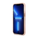 Guess Gold Outline Translucent MagSafe - Case for iPhone 13 Pro Max (Pink)