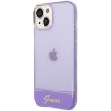 Guess Translucent - Case for iPhone 14 Plus (Purple)