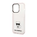 Karl Lagerfeld Choupette Body - Case for iPhone 14 Pro Max (Pink)