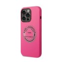 Karl Lagerfeld Silicone RSG - Case for iPhone 14 Pro (Pink)