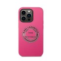 Karl Lagerfeld Silicone RSG - Case for iPhone 14 Pro (Pink)