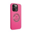 Karl Lagerfeld Silicone RSG - Case for iPhone 14 Pro (Pink)