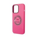 Karl Lagerfeld Silicone RSG - Case for iPhone 14 Pro (Pink)