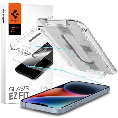 Spigen GLAS.TR EZ FIT 2-Pack - Tempered glass for iPhone 14 / iPhone 13 Pro / iPhone 13 2 pcs