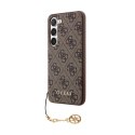 Guess 4G Charms Collection - Samsung Galaxy S24 case (brown)