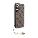 Guess 4G Charms Collection - Samsung Galaxy S24 case (brown)