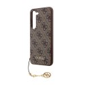 Guess 4G Charms Collection - Samsung Galaxy S24 case (brown)