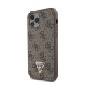Guess Crossbody 4G Metal Logo - iPhone 12 / iPhone 12 Pro Case (brown)