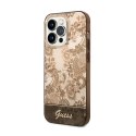 Guess Porcelain Collection - Case for iPhone 14 Pro (Ochre)