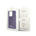 Guess Sequin Script Metal - Case for iPhone 13 Pro (purple)