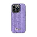 Guess Sequin Script Metal - Case for iPhone 14 Pro (purple)