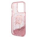 Karl Lagerfeld Liquid Glitter NFT Karl's Head - Case for iPhone 14 Pro (Pink)