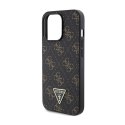 Guess 4G Triangle Metal Logo - Case for iPhone 13 Pro Max (Black)