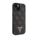 Guess 4G Triangle Metal Logo - Case for iPhone 15 Plus (Black)