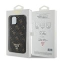 Guess 4G Triangle Metal Logo - Case for iPhone 15 Plus (Black)