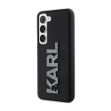 Karl Lagerfeld 3D Rubber Glitter Logo - Samsung Galaxy S23+ Case (black)