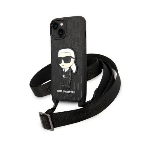 Karl Lagerfeld NFT Monogram Ikonik Patch - Case for iPhone 14 (Black)