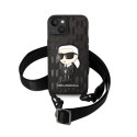 Karl Lagerfeld NFT Monogram Ikonik Patch - Case for iPhone 14 (Black)