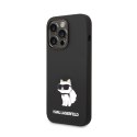 Karl Lagerfeld Silicone NFT Choupette - Case for iPhone 14 Pro Max (Black)