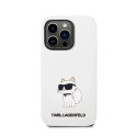 Karl Lagerfeld Silicone NFT Choupette - Case for iPhone 14 Pro Max (White)