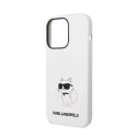 Karl Lagerfeld Silicone NFT Choupette - Case for iPhone 14 Pro Max (White)