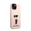 Karl Lagerfeld Silicone NFT Ikonik MagSafe - Case for iPhone 14 (Pink)