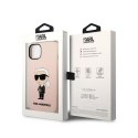 Karl Lagerfeld Silicone NFT Ikonik MagSafe - Case for iPhone 14 (Pink)