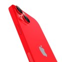 Spigen Optik.TR Camera Lens Protector - Lens protection glass for Apple iPhone 15 Plus / iPhone 14 / iPhone 14 Plus (2 pcs) (Red