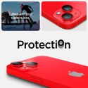 Spigen Optik.TR Camera Lens Protector - Lens protection glass for Apple iPhone 15 Plus / iPhone 14 / iPhone 14 Plus (2 pcs) (Red