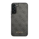 Guess 4G Metal Logo - Case for Samsung Galaxy S23 (Grey)