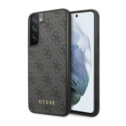 Guess 4G Metal Logo - Case for Samsung Galaxy S23+ (Grey)